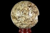 Polished Chocolate Calcite Sphere - Pakistan #149531-1